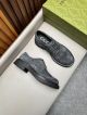 Gucci Man Grey Calfskin Business Leather Shoes 042879 (2)_th.jpg